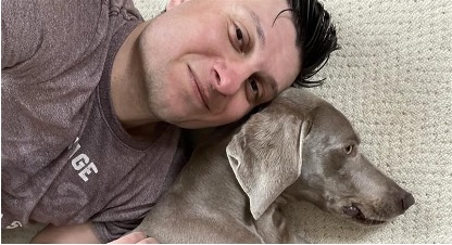 Georgios and his dog